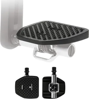 | CB | Adapter Compatible with Crankbrothers Eggbeater or Candy Clipless MTB Pedals | Converts Clipless into Flat Pedals | No Cleats Needed | Adding Grip and Comfort