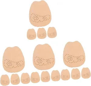 4sets 2 Pairs High Heel Half Pads Adhesive Forefoot Cushions for Comfort Relief Suitable for Various Shoe Styles Durable Wear Resistant Design 2pairs*4