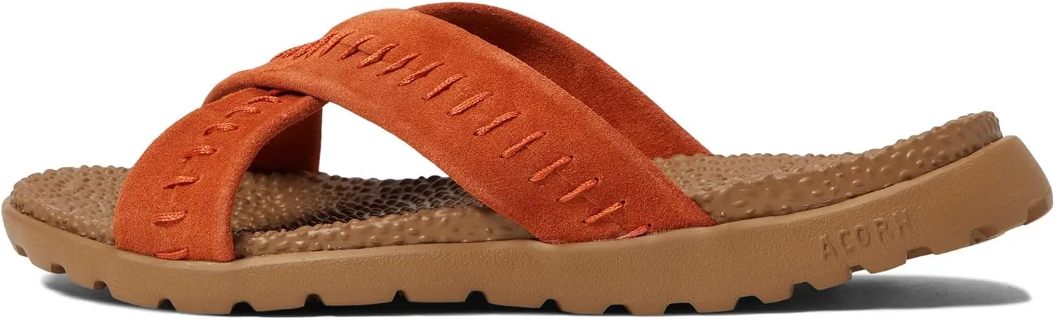 Acorn Women's Cross Addison Evrywr Suede X Slide   Bloom