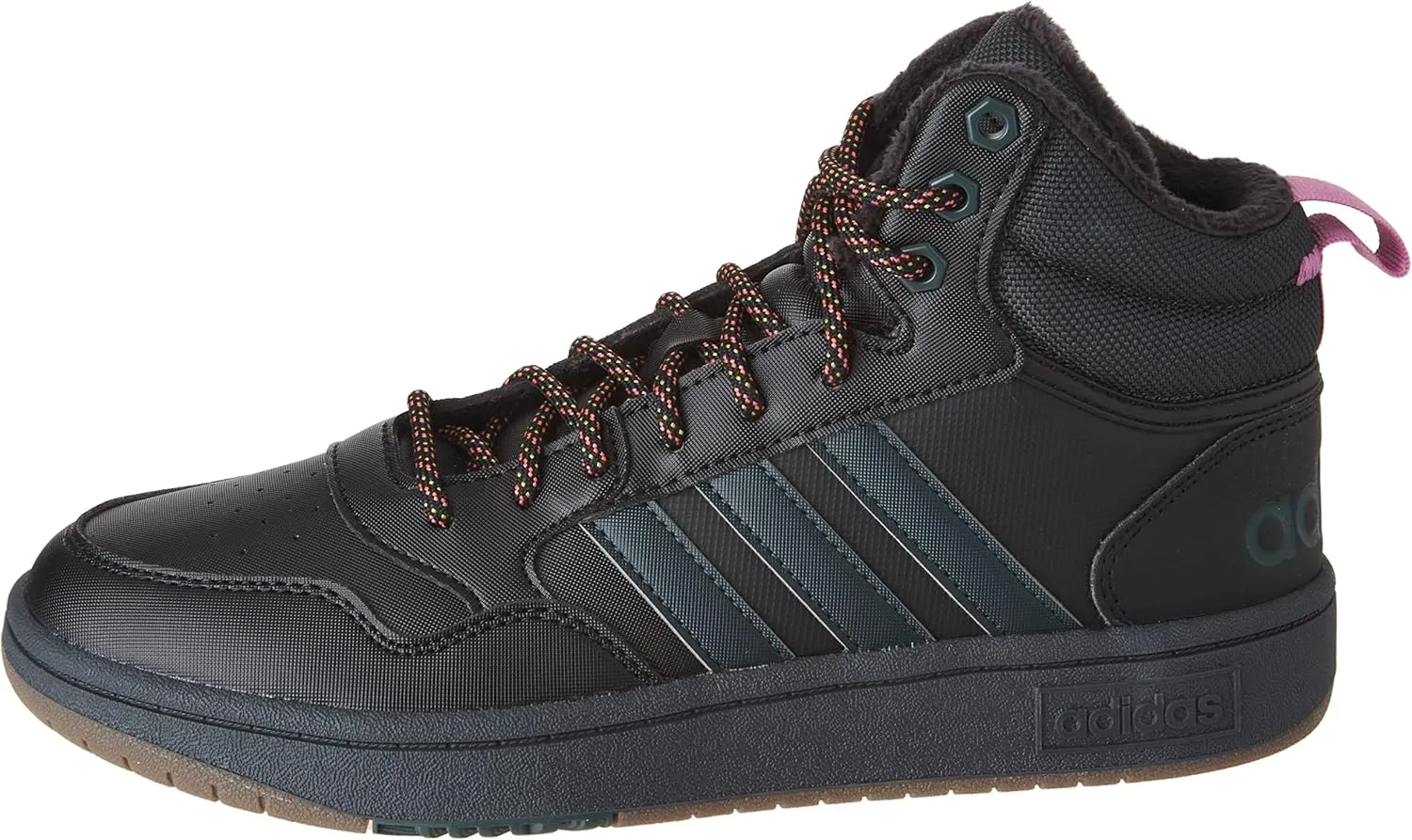 adidas Mens Hoops 3.0 Mid WTR Basketball Sneakers Shoes - Black - Size 9.5 M