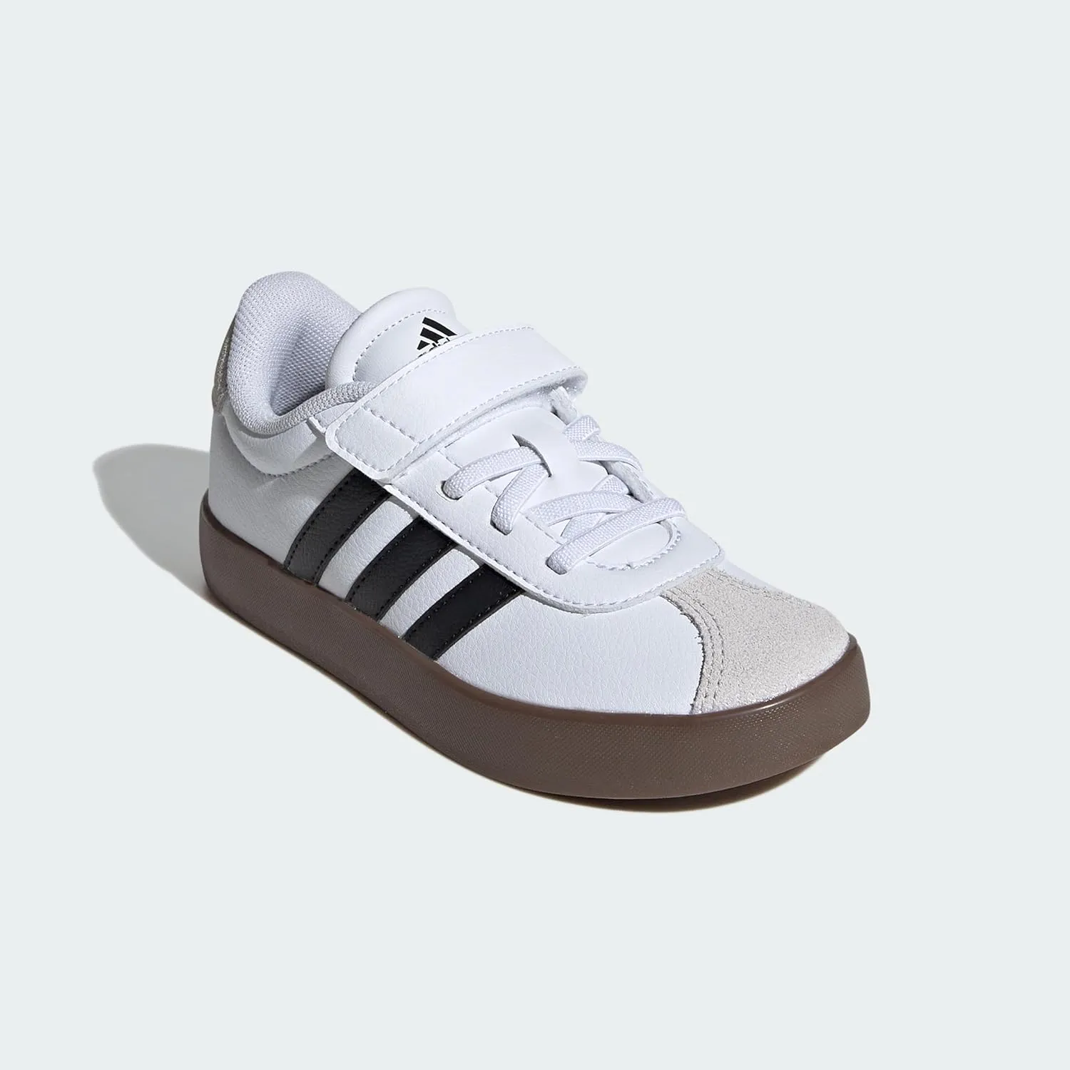 adidas Unisex-Child Vl Court 3.0 Elastic Lace Sneaker