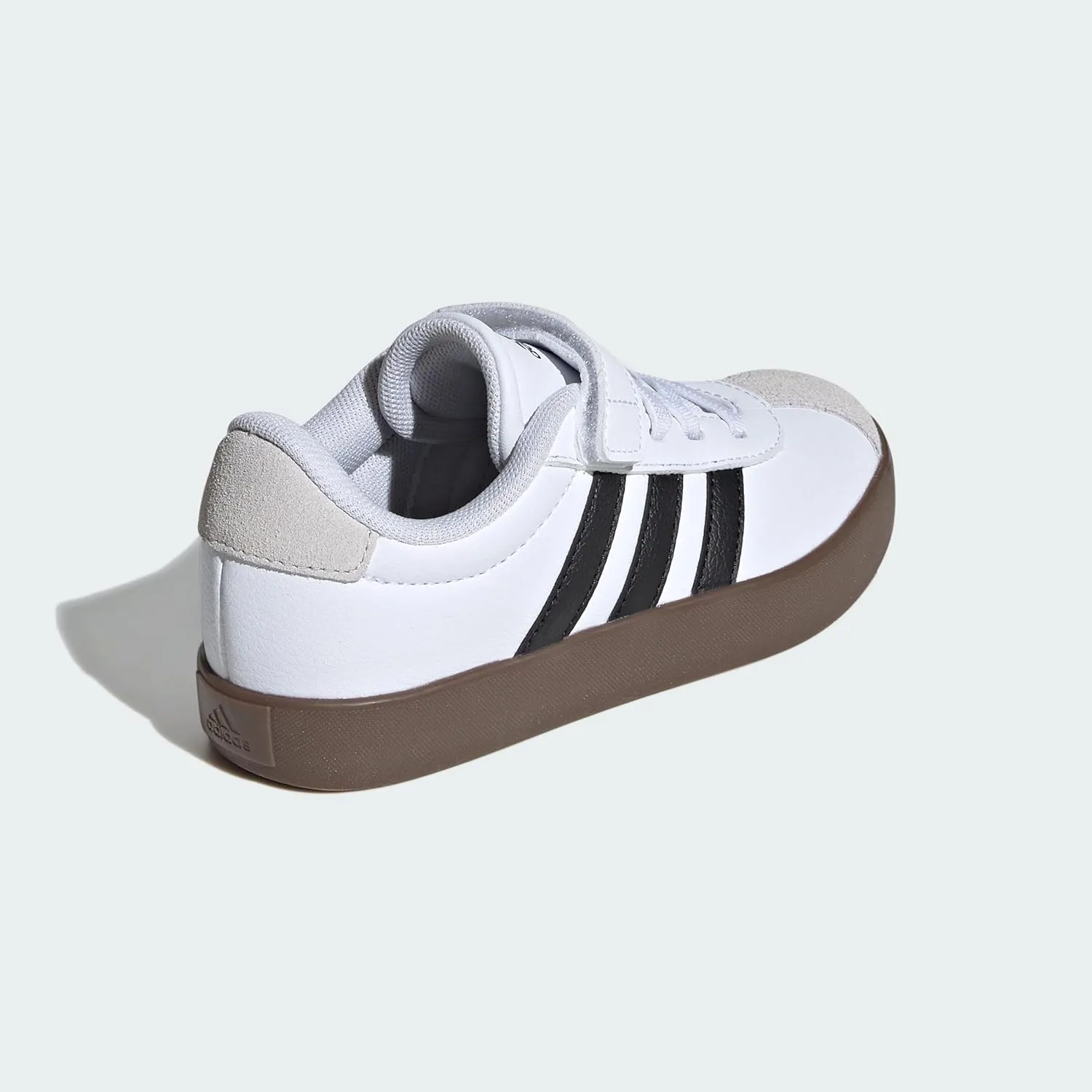 adidas Unisex-Child Vl Court 3.0 Elastic Lace Sneaker
