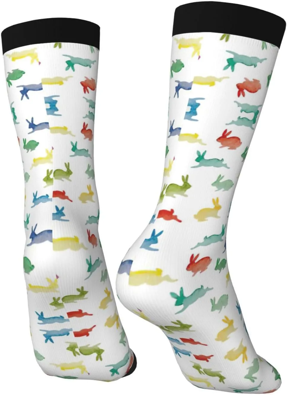 Adult Socks, Tropical Llama Alpaca Cactus Flower Print Winter Socks for Women, Soft Cozy Socks, Knit Boots Socks Men