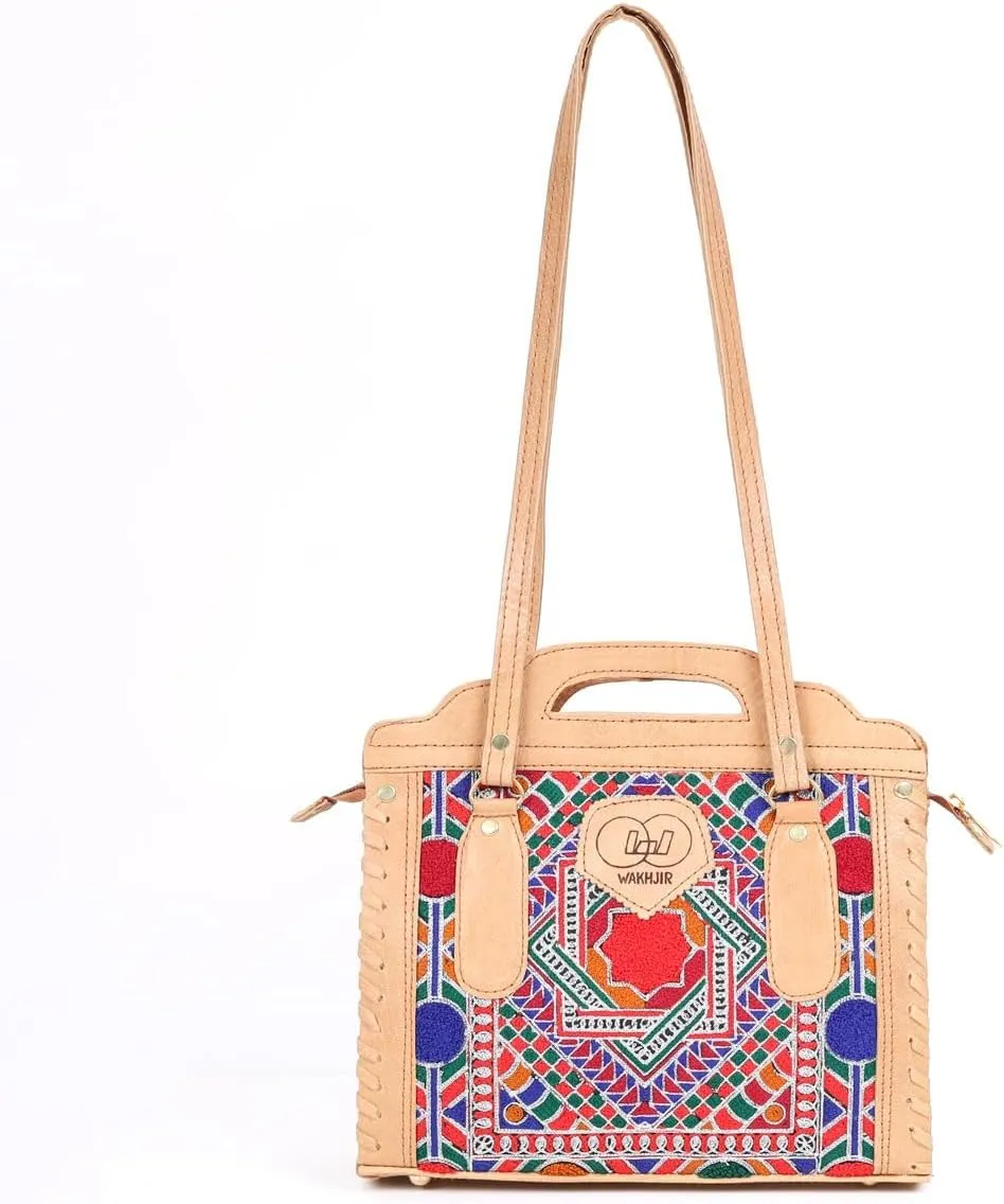 Afghan Handmade Shoulder Bag, Purse & Shoes Set – Unique Artisan Craftsmanship