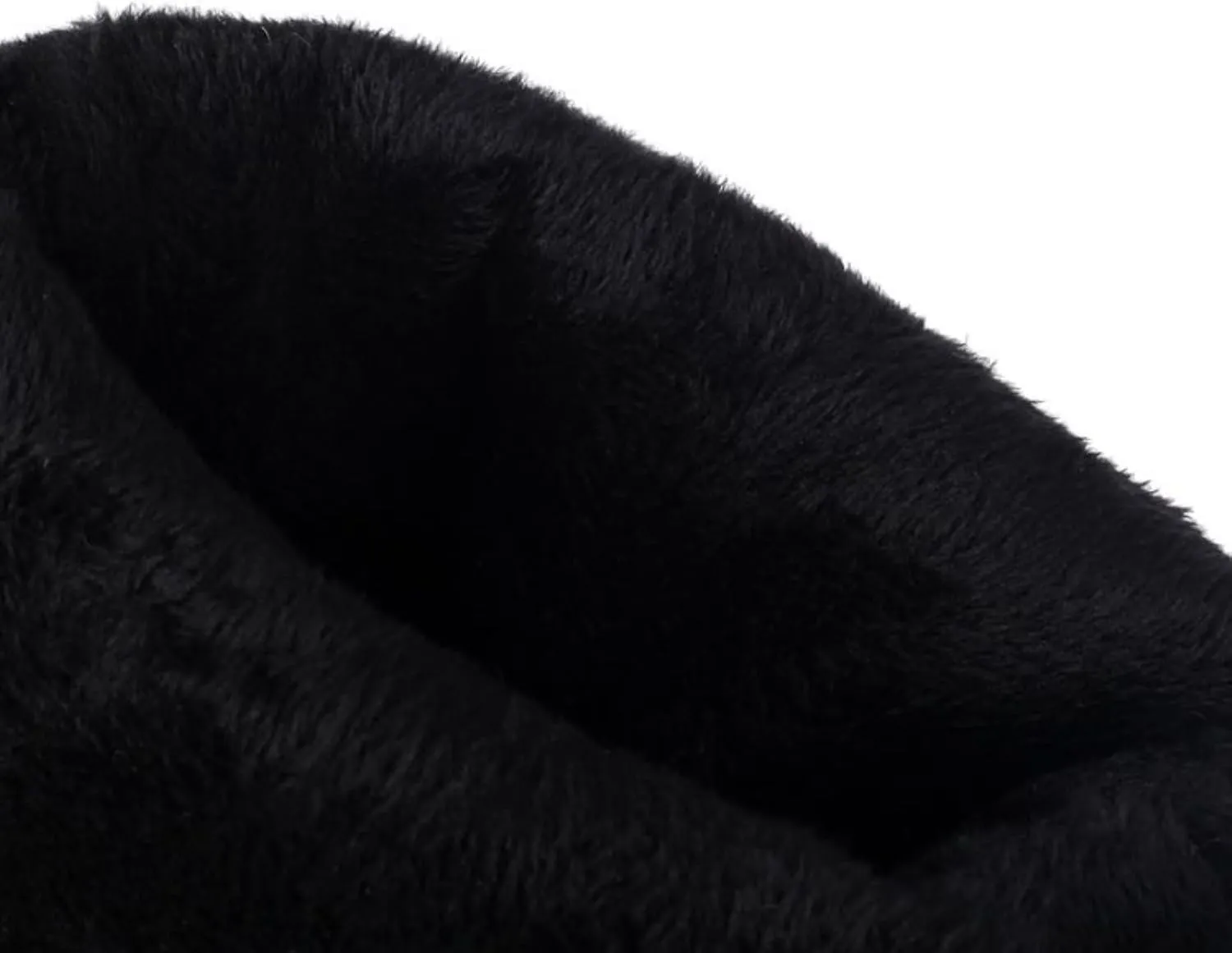 Aflngle Women's Fluffy Furry Mid Calf Boots Fashion Patchwork Color Round Toe Chunky High Heels Shoes Comfortable Winter Warm Fuzzy Pull-On Booties