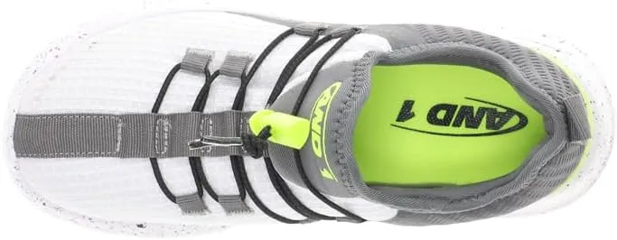 AND1 Kids Boys Racer Lite Basketball Sneakers Shoes - White