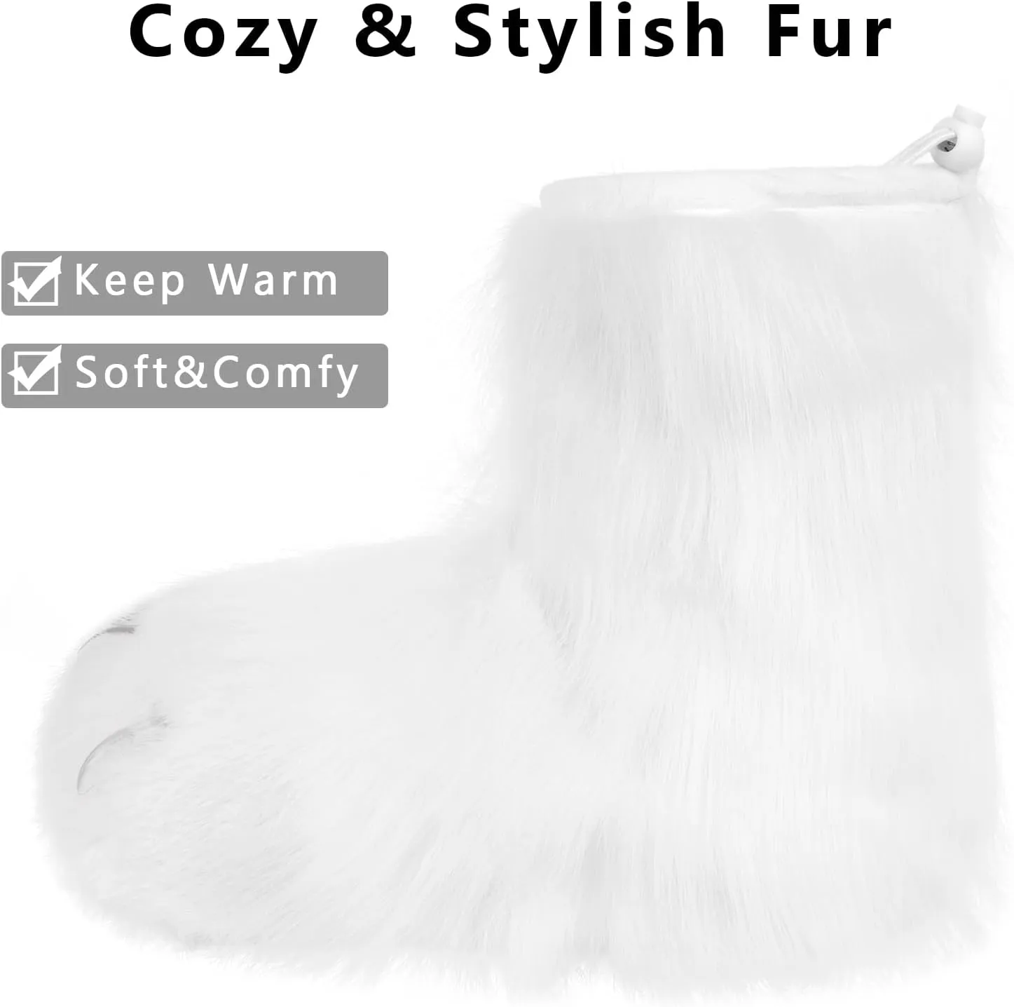 Animal Fuzzy Slippers Bear Cat Wolf Dog Fox Fursuit Feet Paw Claw Shoes Furry Boots Costume Accessories for Adult Kids