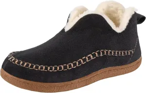 Ankle Boots for Women, Moccasin Booties Shoes With Cozy Memory Foam Winter Warm Fuzzy Indoor Outdoor House Shoes