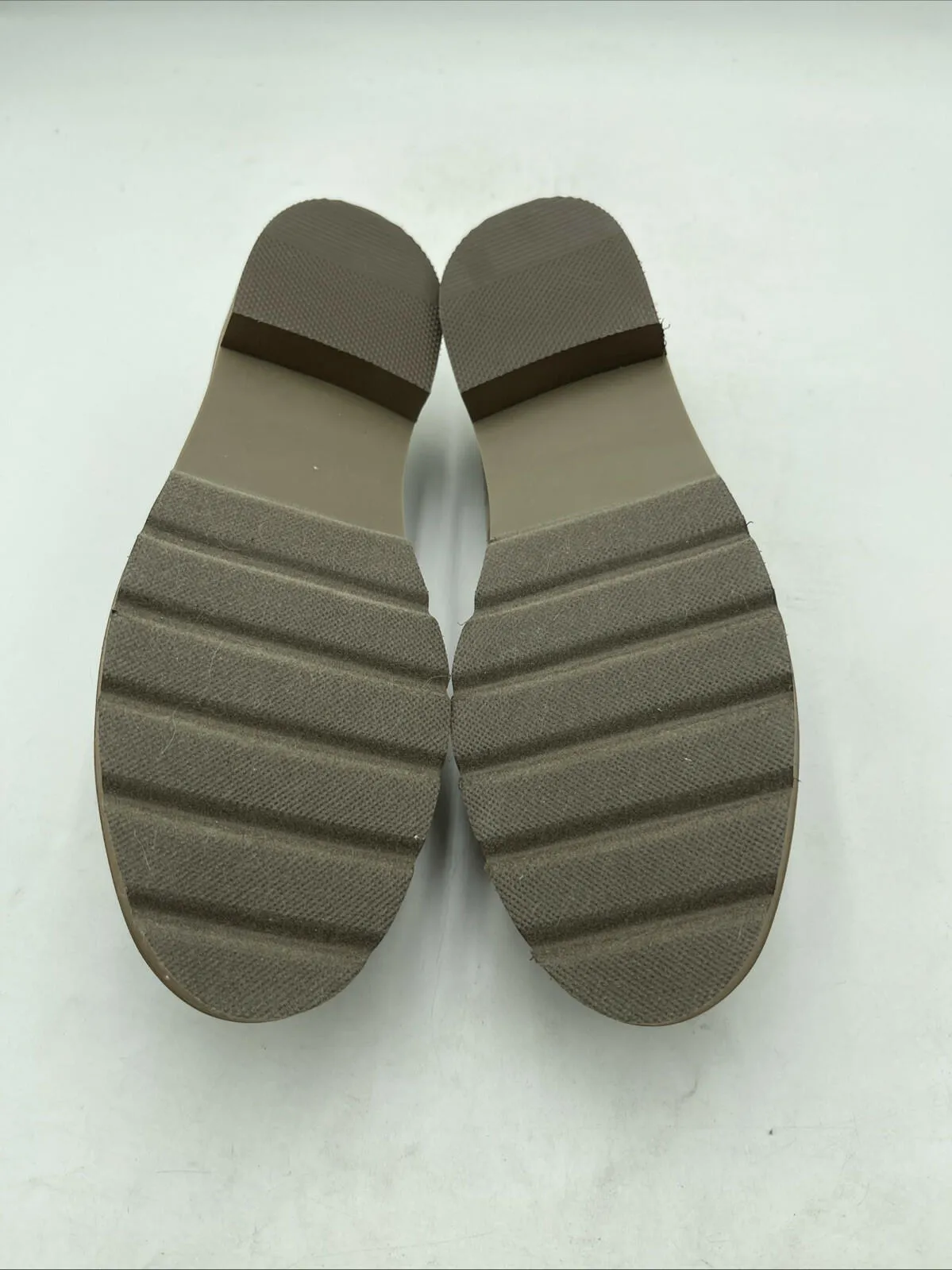 Anne Klein EVERLY Gray Fabric Slip On Moc Toe Penny Loafers Women’s Size 8M - Very Good