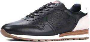 Anthony Veer West Leather Sneakers for Men | Retro-Raised Driving Sole for Equal Comfort & Style | Durable Rubber Outsole & Removable Leather Cushioned Footbed