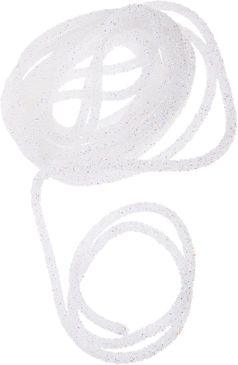 Artibetter Glitter Sequins Soft Tube Rope Adhesive Rhinestone Rope for Clothing Shoes Accessories Hair Clips and More Sparkly Craft Cord for