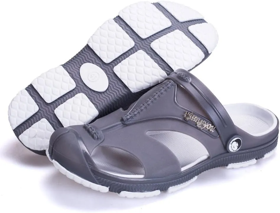 Asifn Sport Outdoors Men Shoes Garden Clogs Sandals Beach Breathable Summer Lightweight Resistant Perforated Walking