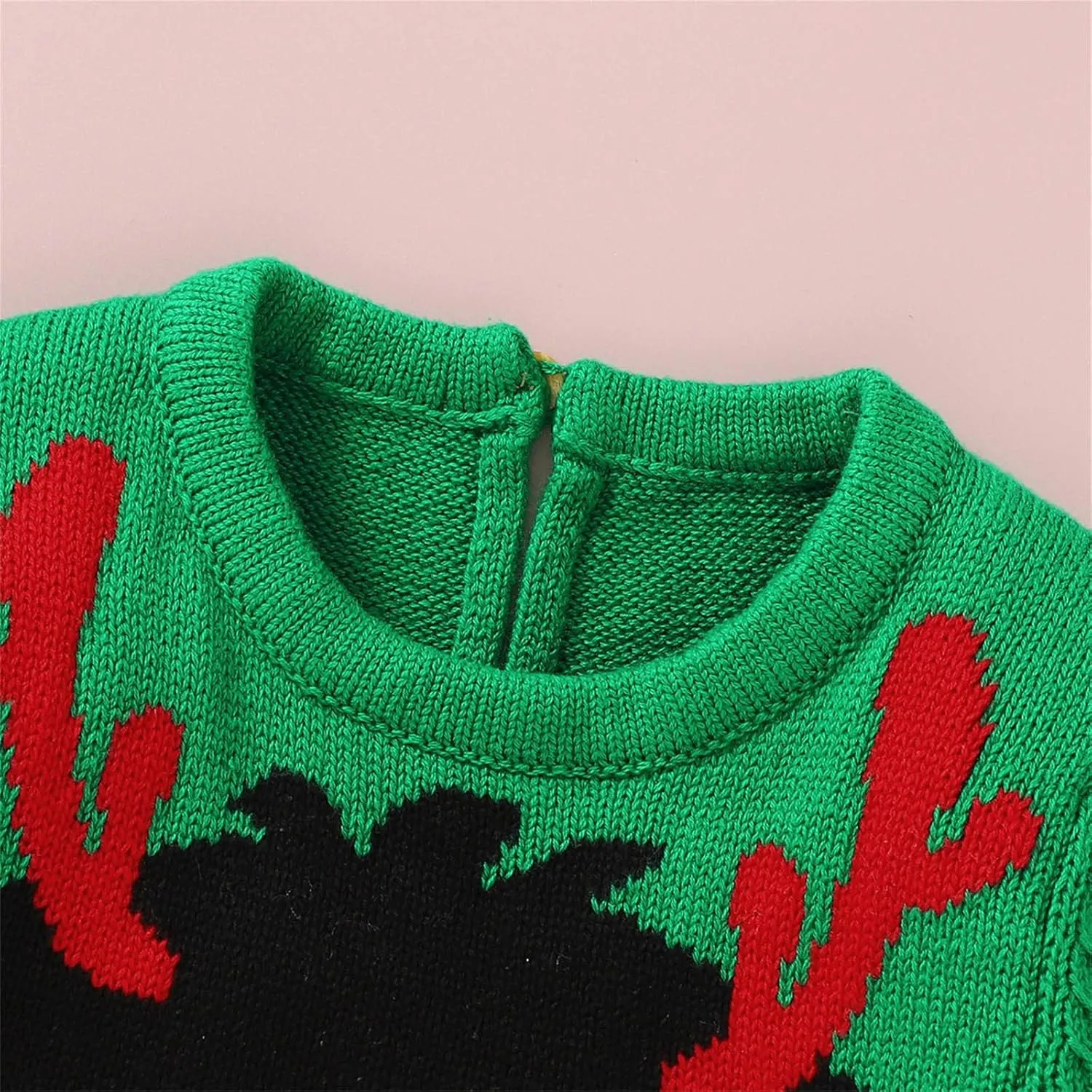 Baby Boys Girls Christmas Sweater Knit Romper Jumpsuit Newborn Long Sleeve Crewneck Bodysuit Cute Festival Xmas Clothes