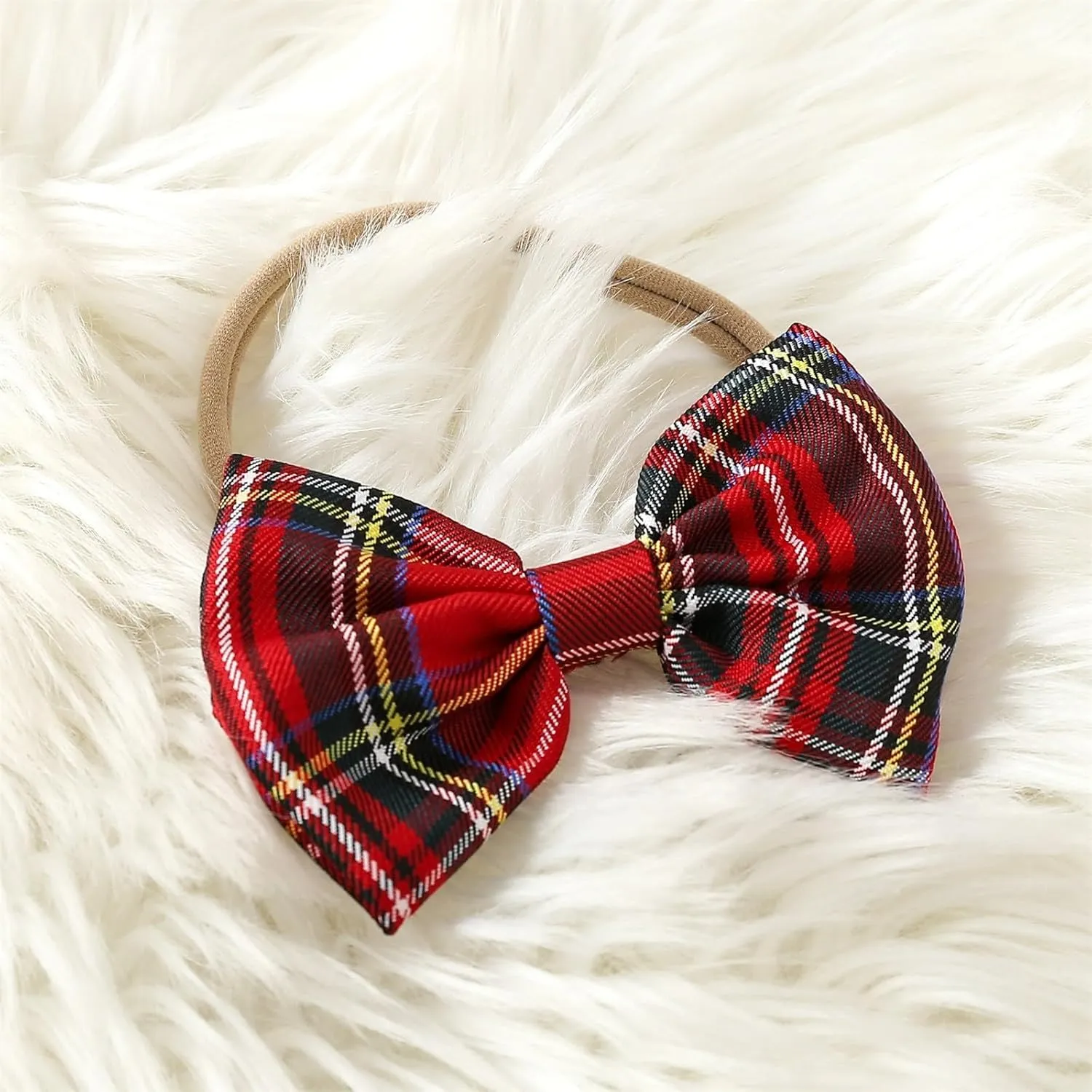 Baby Girl Christmas Outfits Ribbed Long Sleeve Romper Tops Deer Plaid Suspender Skirt Headband Fall Winter Clothes Set