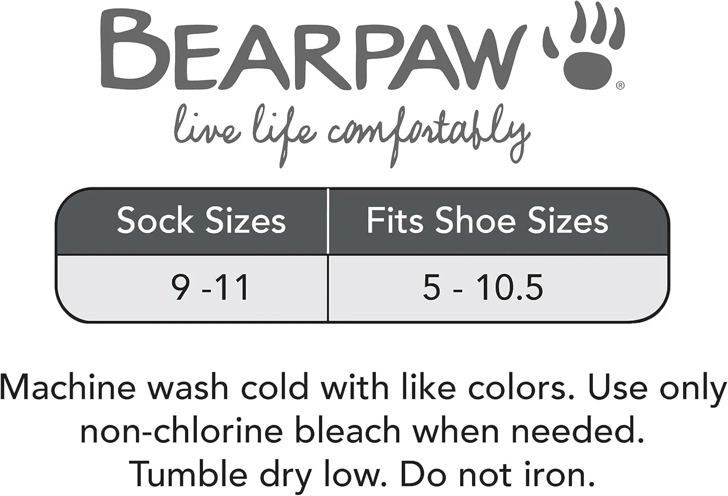 BEARPAW Ladies 6 Pair Pack Cozy Super Soft Warm Lounge Socks Multi Color Patterned Ankle and Low Cut Packs