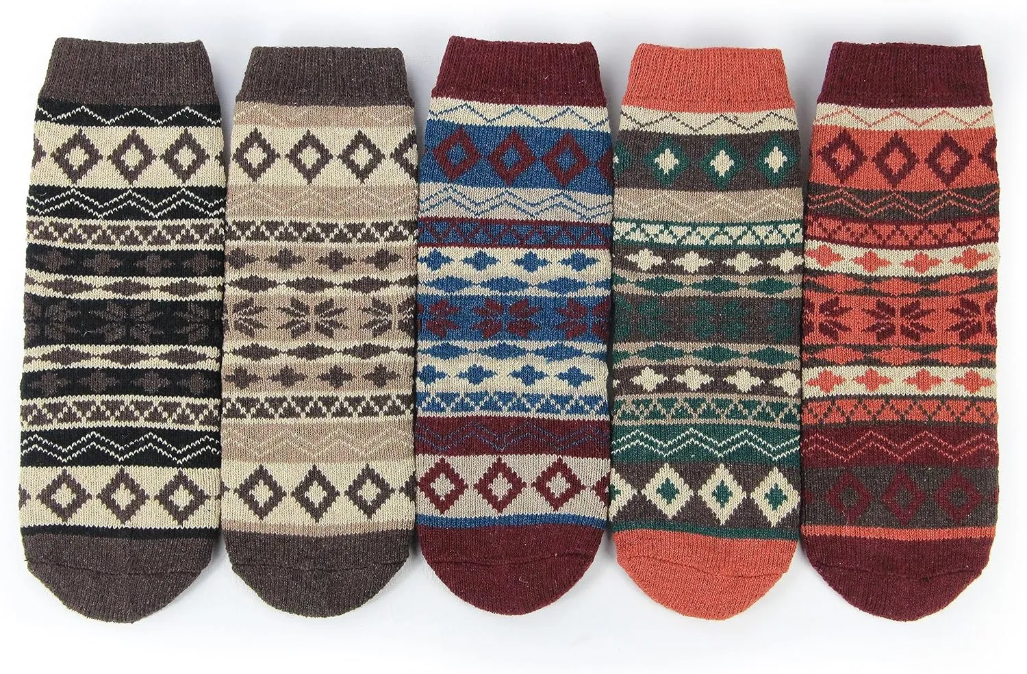 BenSorts Women's Winter Boots Socks Thick Warm Cozy Crew Socks Solid Color Gifts