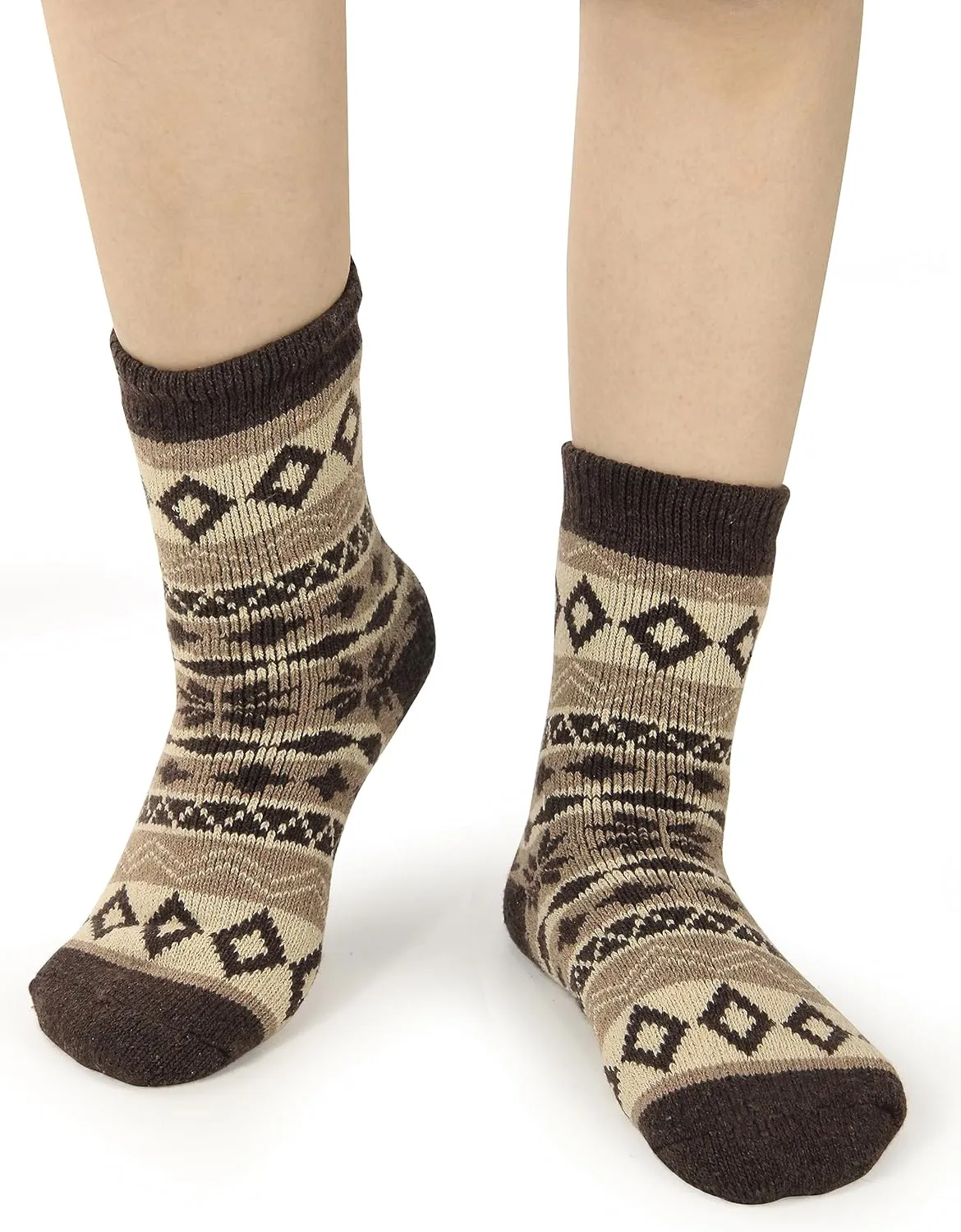 BenSorts Women's Winter Boots Socks Thick Warm Cozy Crew Socks Solid Color Gifts