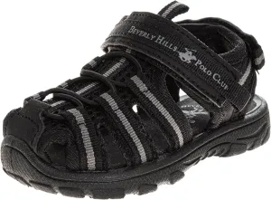 Beverly Hills Polo Club Boy's Athletic Active Sandals Close Toe Sport Summer Shoe
