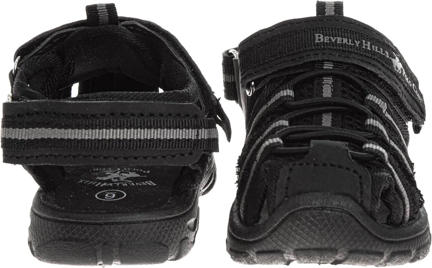 Beverly Hills Polo Club Boy's Athletic Active Sandals Close Toe Sport Summer Shoe
