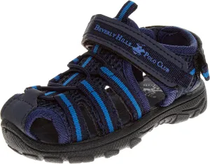 Beverly Hills Polo Club Boy's Athletic Active Sandals Close Toe Sport Summer Shoe