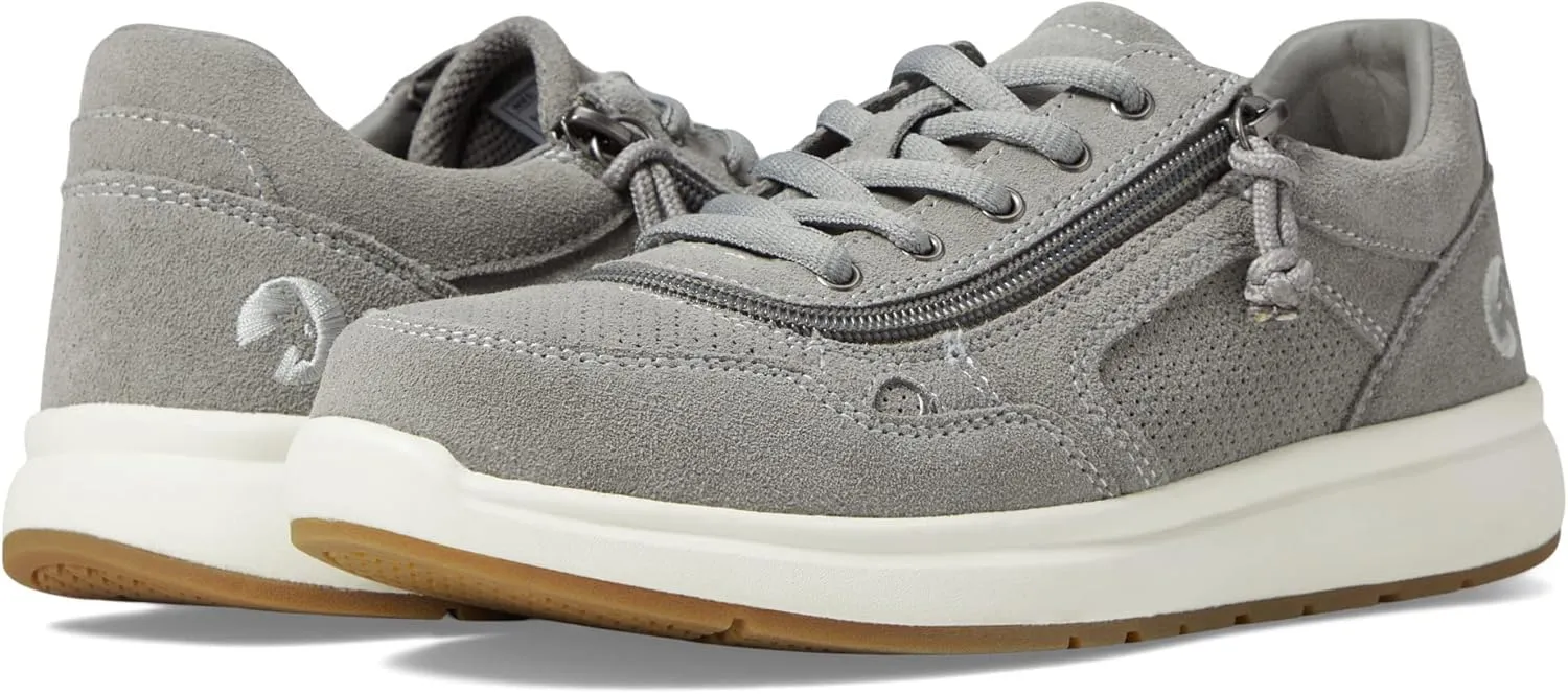 BILLY Footwear Comfort Jogger Sneakers for Women – Leather Upper – PU and Mesh Lining – Round Toe
