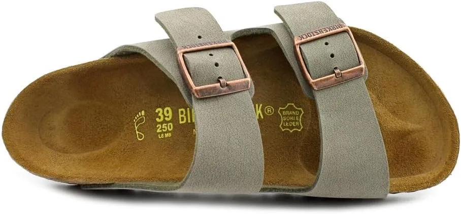 Birkenstock Men's Suede Soft Footbed Arizona Sandal