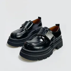 Black Patent Chunky Loafers