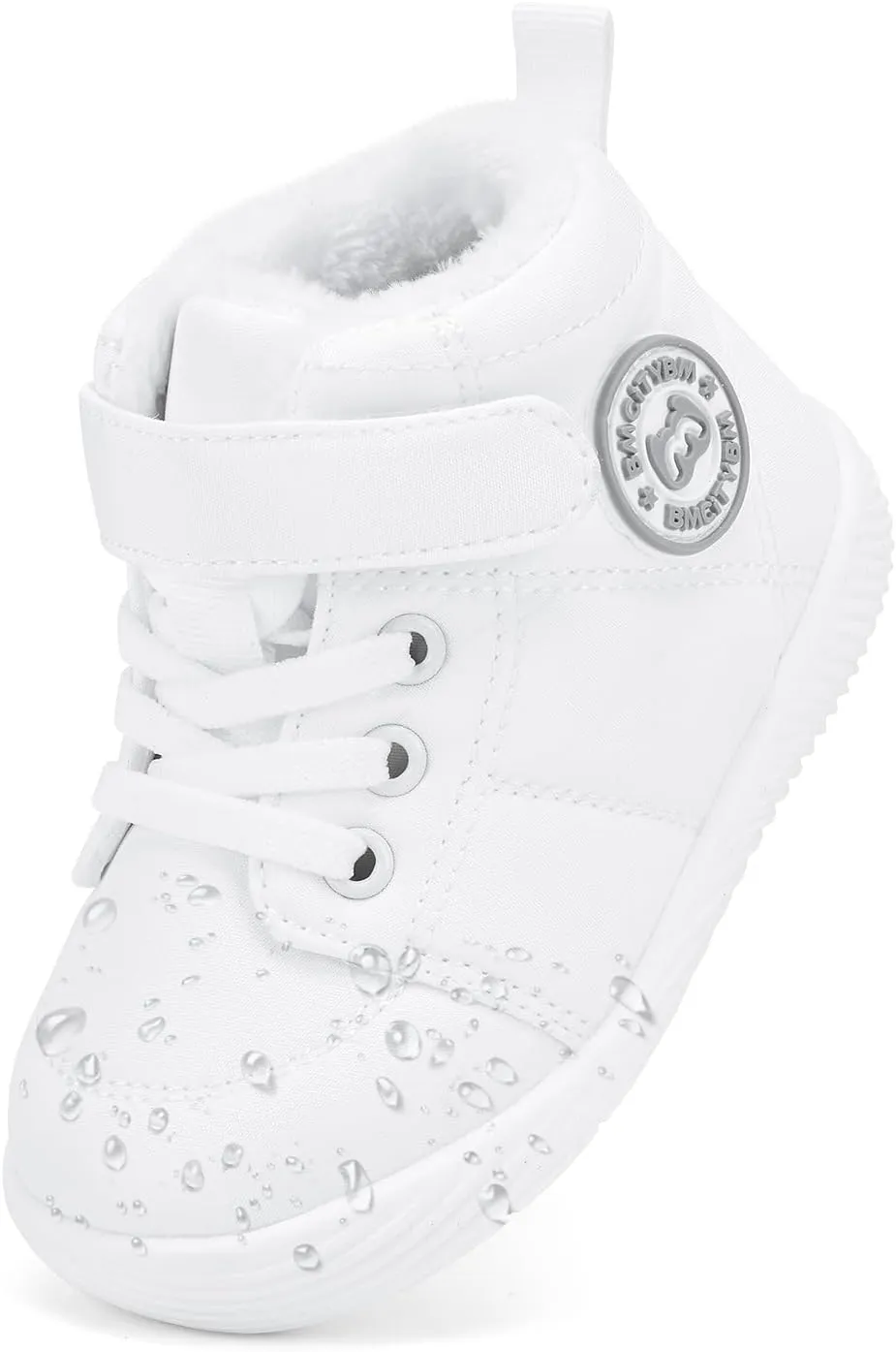 BMCiTYBM Baby Boy Girl Snow Boots Infant Warm Winter Booties Slip On Lightweight Outdoor Indoor Sock Shoes for First Walkers 6 9 12 18 24 Months