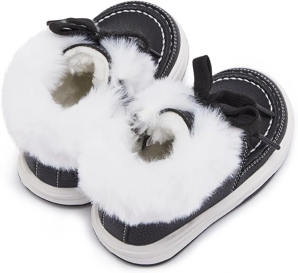BMCiTYBM Baby Snow Boots Infant Winter Boots Toddler Boys Girls Warm Walking Shoes for 6 9 12 18 24 Months
