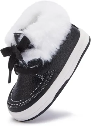 BMCiTYBM Baby Snow Boots Infant Winter Boots Toddler Boys Girls Warm Walking Shoes for 6 9 12 18 24 Months
