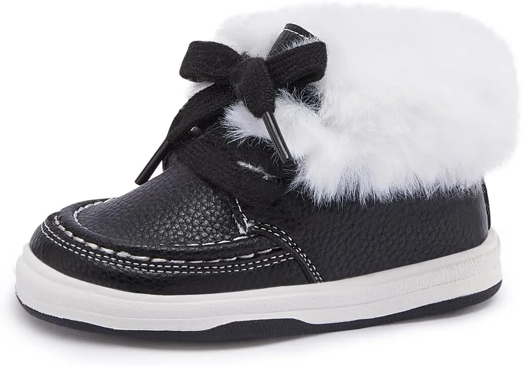 BMCiTYBM Baby Snow Boots Infant Winter Boots Toddler Boys Girls Warm Walking Shoes for 6 9 12 18 24 Months