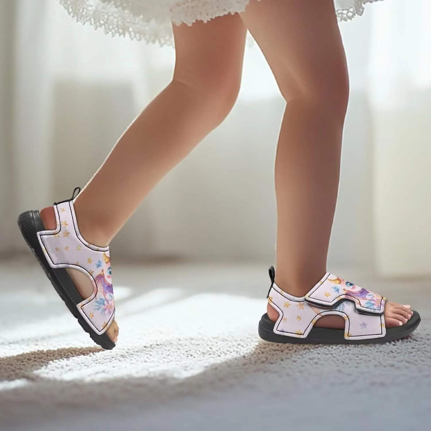 Boys Girls Breathable Sandals Lightweight Non-Slip Water Shoes for Swimming & Playground Adventures Easy to Clean (Toddler/Little Kid)