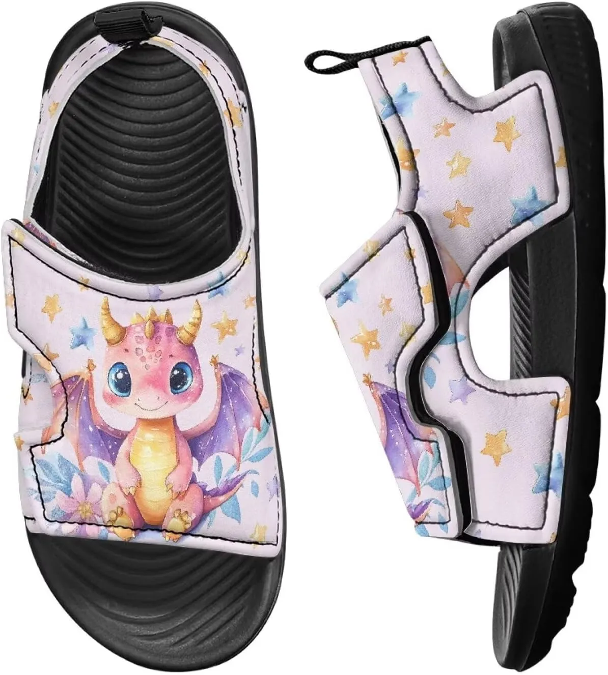 Boys Girls Breathable Sandals Lightweight Non-Slip Water Shoes for Swimming & Playground Adventures Easy to Clean (Toddler/Little Kid)