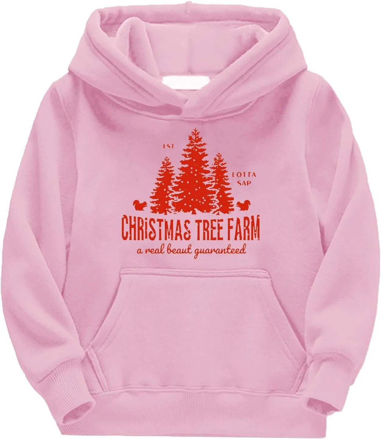 Boys Girls Long Sleeve Hoodie Sweatshirts Kids Christmas Funny Graphic Sweater Oversized Hooded Pullover Tops Outfit