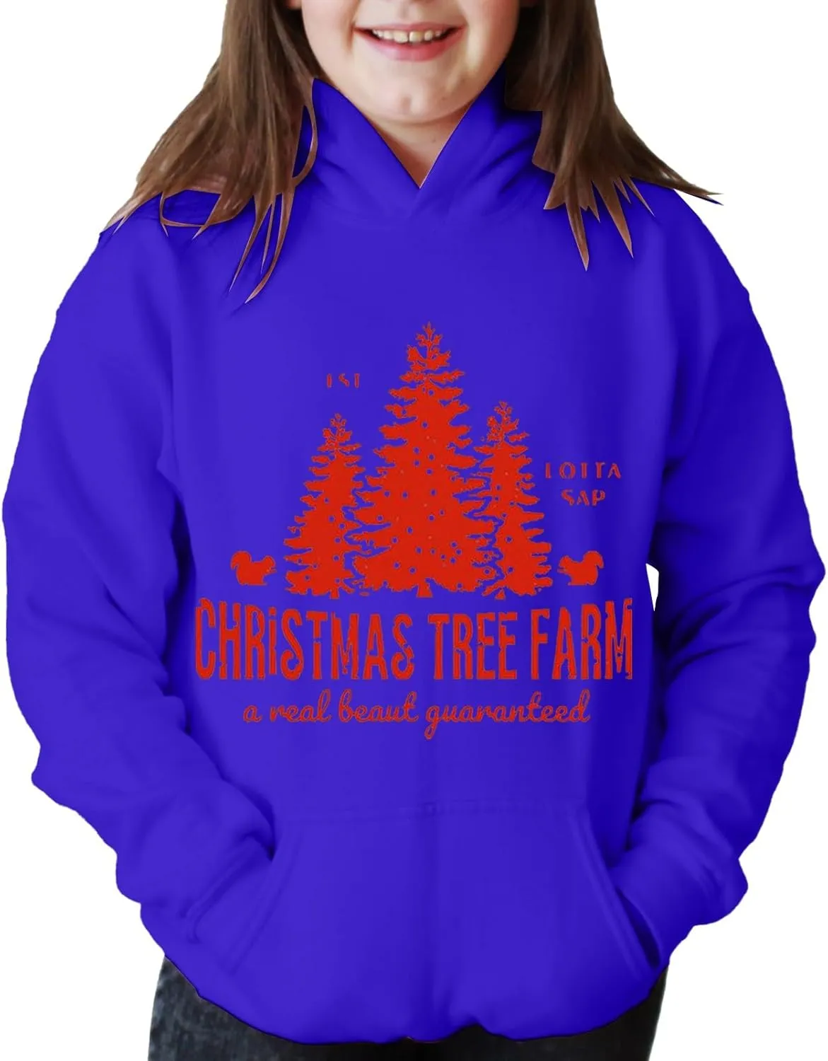 Boys Girls Long Sleeve Hoodie Sweatshirts Kids Christmas Funny Graphic Sweater Oversized Hooded Pullover Tops Outfit