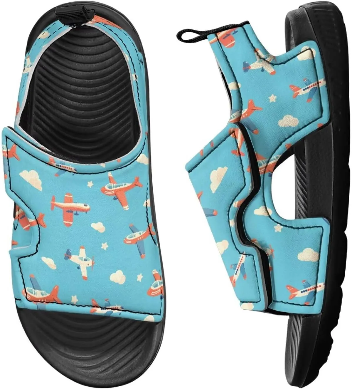 Boys Girls Sandals Open-Toe Summer Outdoor Unisex Child Sport Sandal Children's Daily Commuting Sandals Lightweight (Toddler/Little Kid)