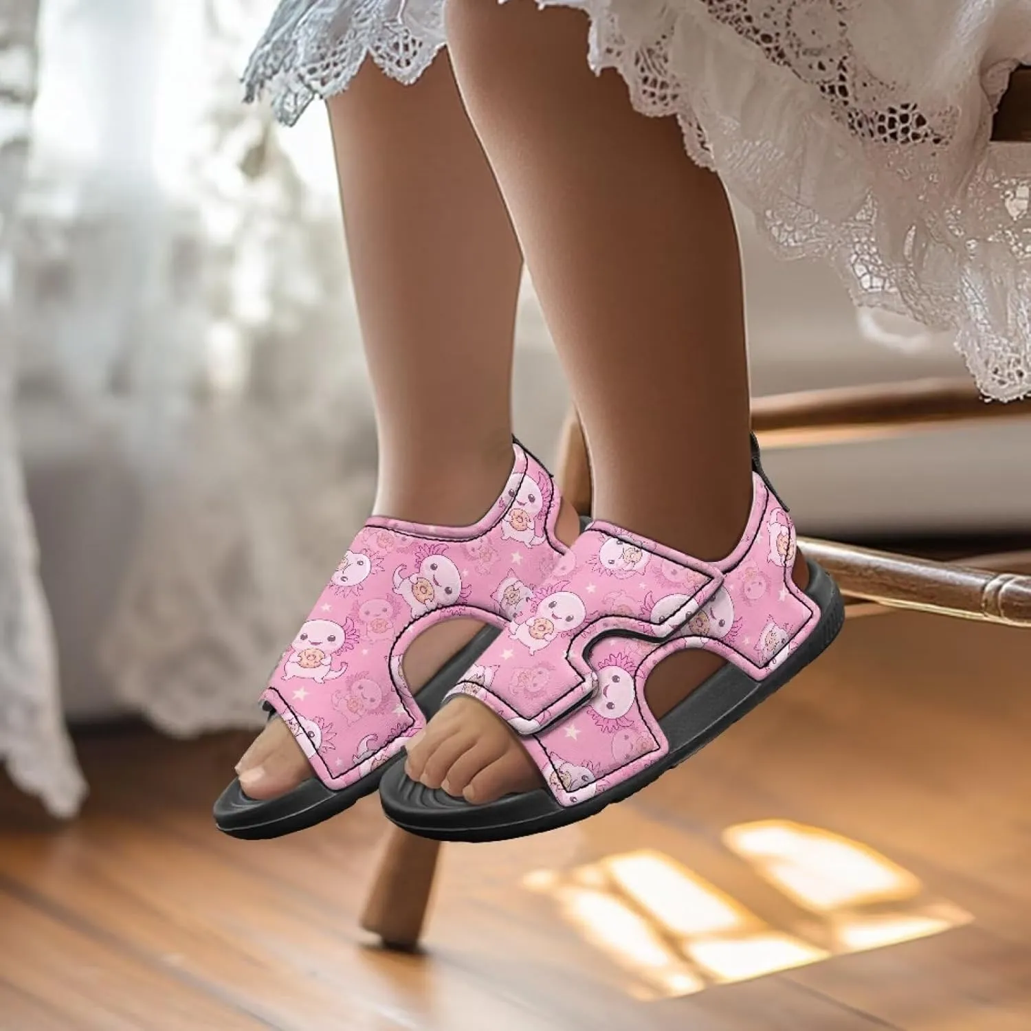 Boys Girls Sandals Open-Toe Summer Outdoor Unisex Child Sport Sandal Children's Daily Commuting Sandals Lightweight (Toddler/Little Kid)