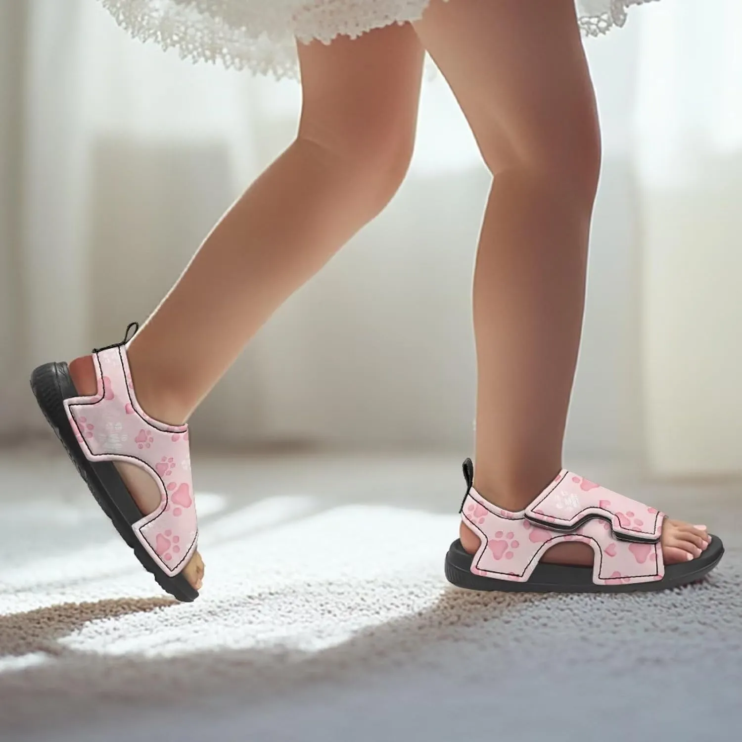 Boys Girls Sandals Open-Toe Summer Outdoor Unisex Child Sport Sandal Children's Daily Commuting Sandals Lightweight (Toddler/Little Kid)