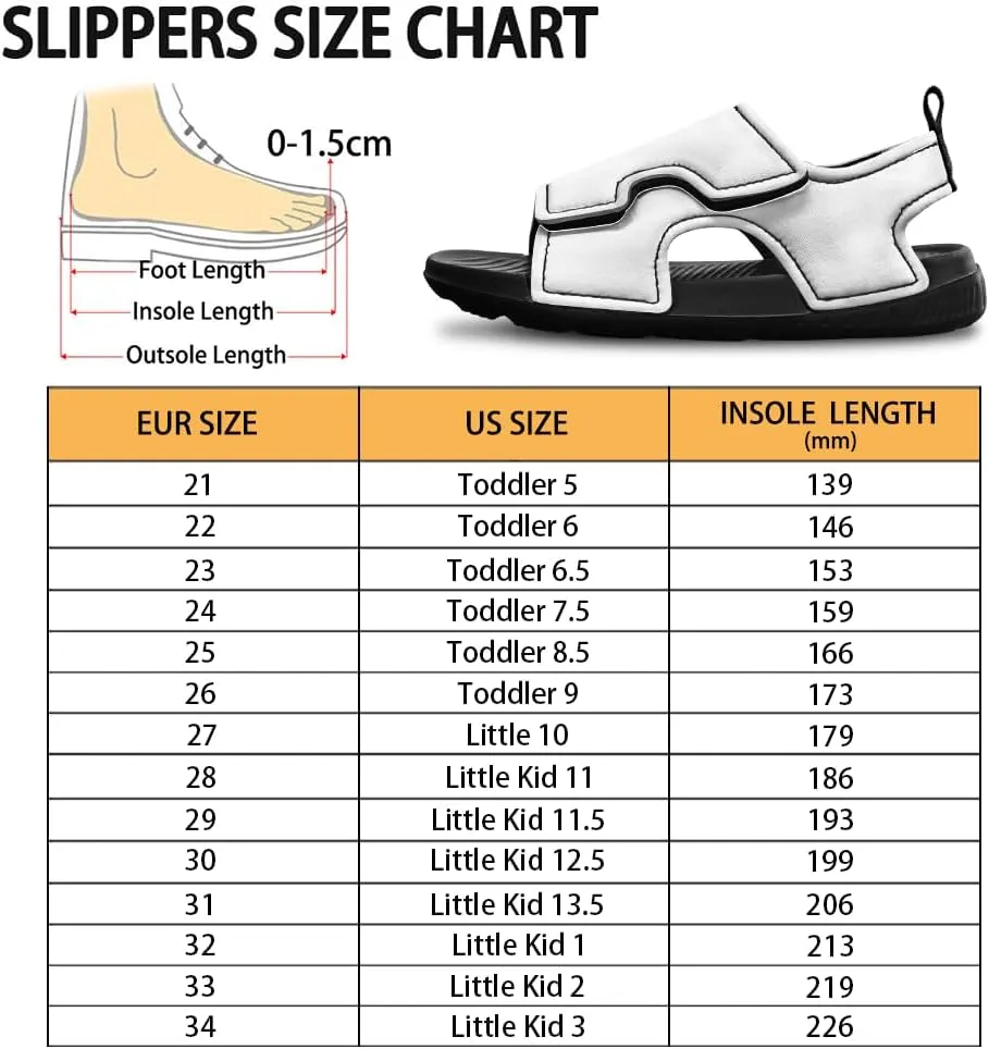 Boys Girls Sandals Open-Toe Summer Outdoor Unisex Child Sport Sandal Children's Daily Commuting Sandals Lightweight (Toddler/Little Kid)