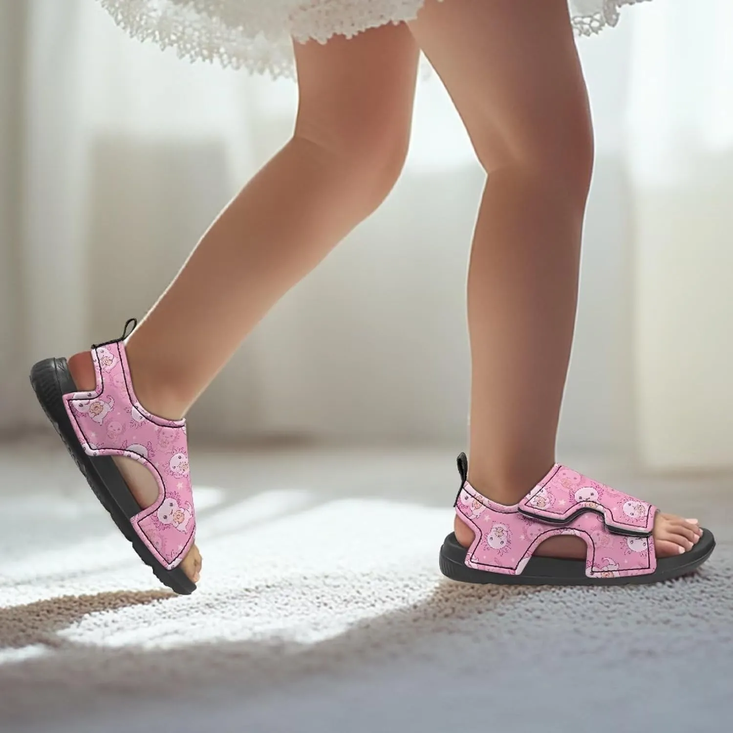 Boys Girls Sandals Open-Toe Summer Outdoor Unisex Child Sport Sandal Children's Daily Commuting Sandals Lightweight (Toddler/Little Kid)