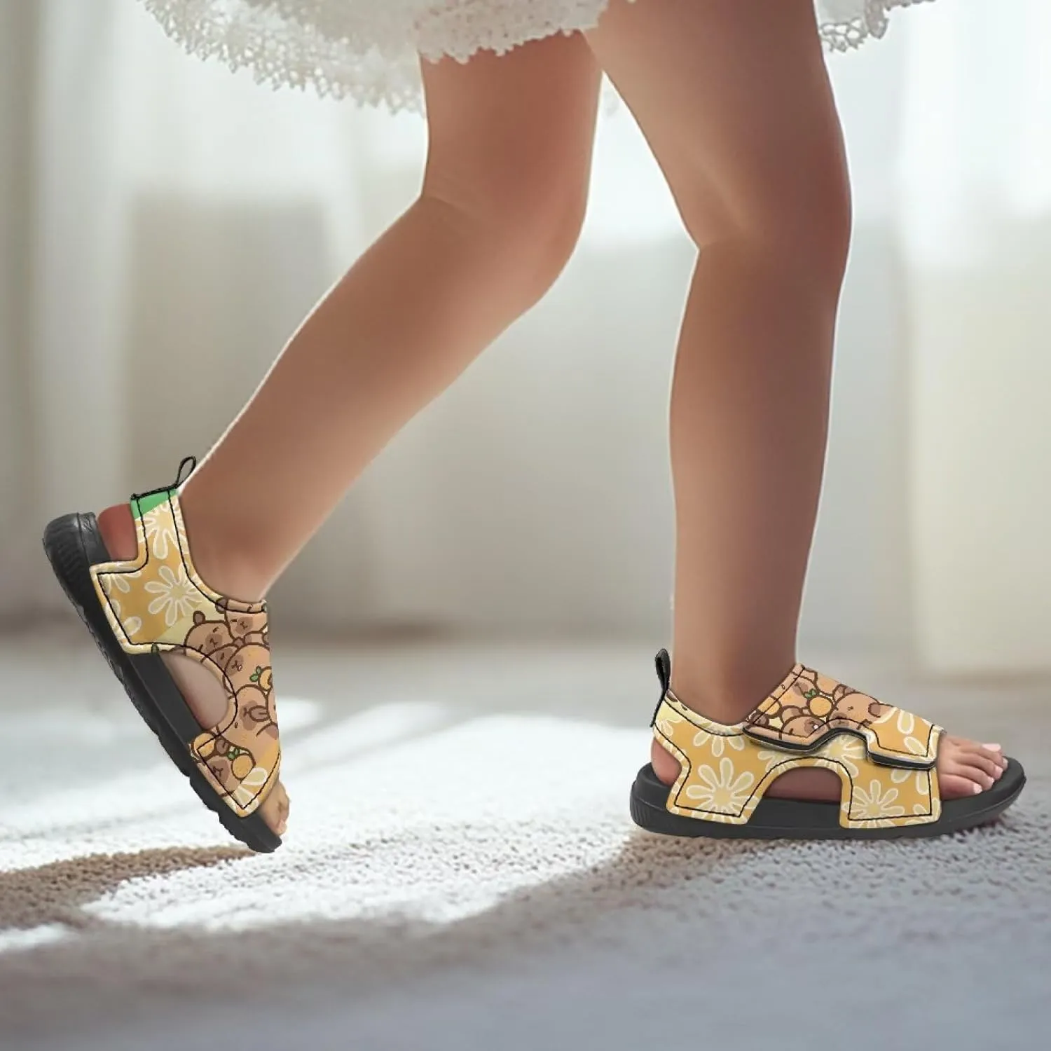 Boys Girls Sandals Open-Toe Summer Outdoor Unisex Child Sport Sandal Children's Daily Commuting Sandals Lightweight (Toddler/Little Kid)