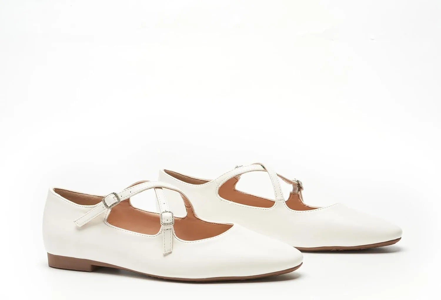 C. Paravano Women's Mary Jane Ballet Flats - Adjustable Buckle Strap,Soft Leather Almond Toe Flats for Work,Casual, Daily Wear, Wedding, Church, Office, and Travel and Driving-Stylish Women's Shoes