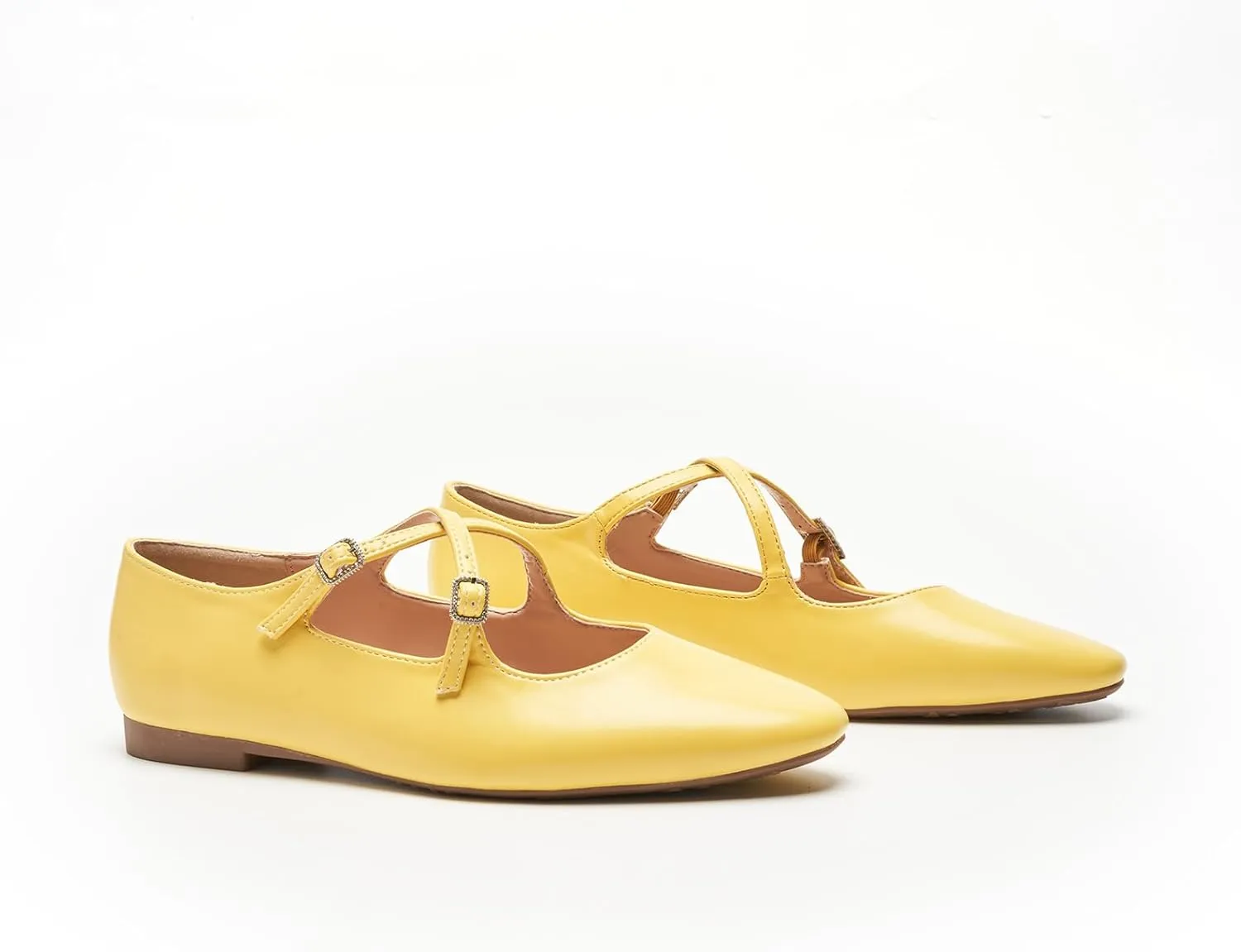C. Paravano Women's Mary Jane Ballet Flats - Adjustable Buckle Strap,Soft Leather Almond Toe Flats for Work,Casual, Daily Wear, Wedding, Church, Office, and Travel and Driving-Stylish Women's Shoes