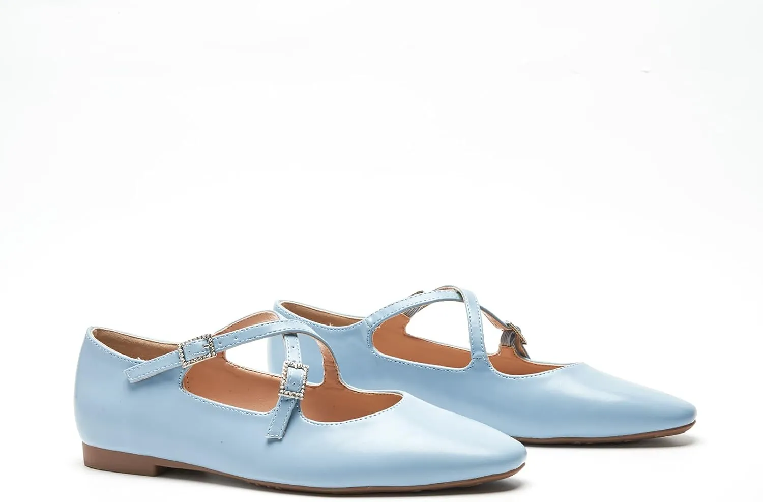 C. Paravano Women's Mary Jane Ballet Flats - Adjustable Buckle Strap,Soft Leather Almond Toe Flats for Work,Casual, Daily Wear, Wedding, Church, Office, and Travel and Driving-Stylish Women's Shoes
