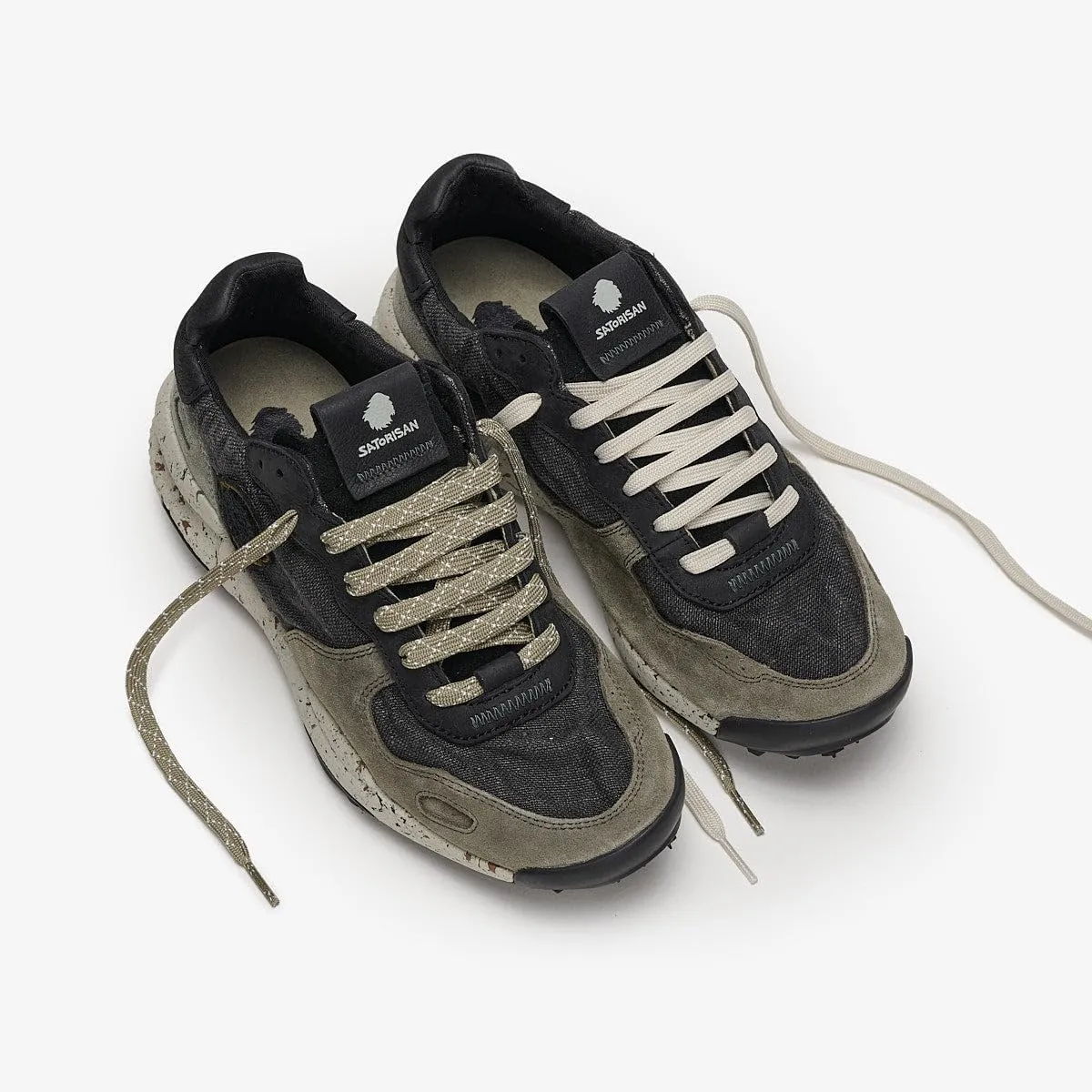 Chacrona Linen - Casual Sneakers for Men & Women - Comfortable & Durable Leather and Linen Sneakers