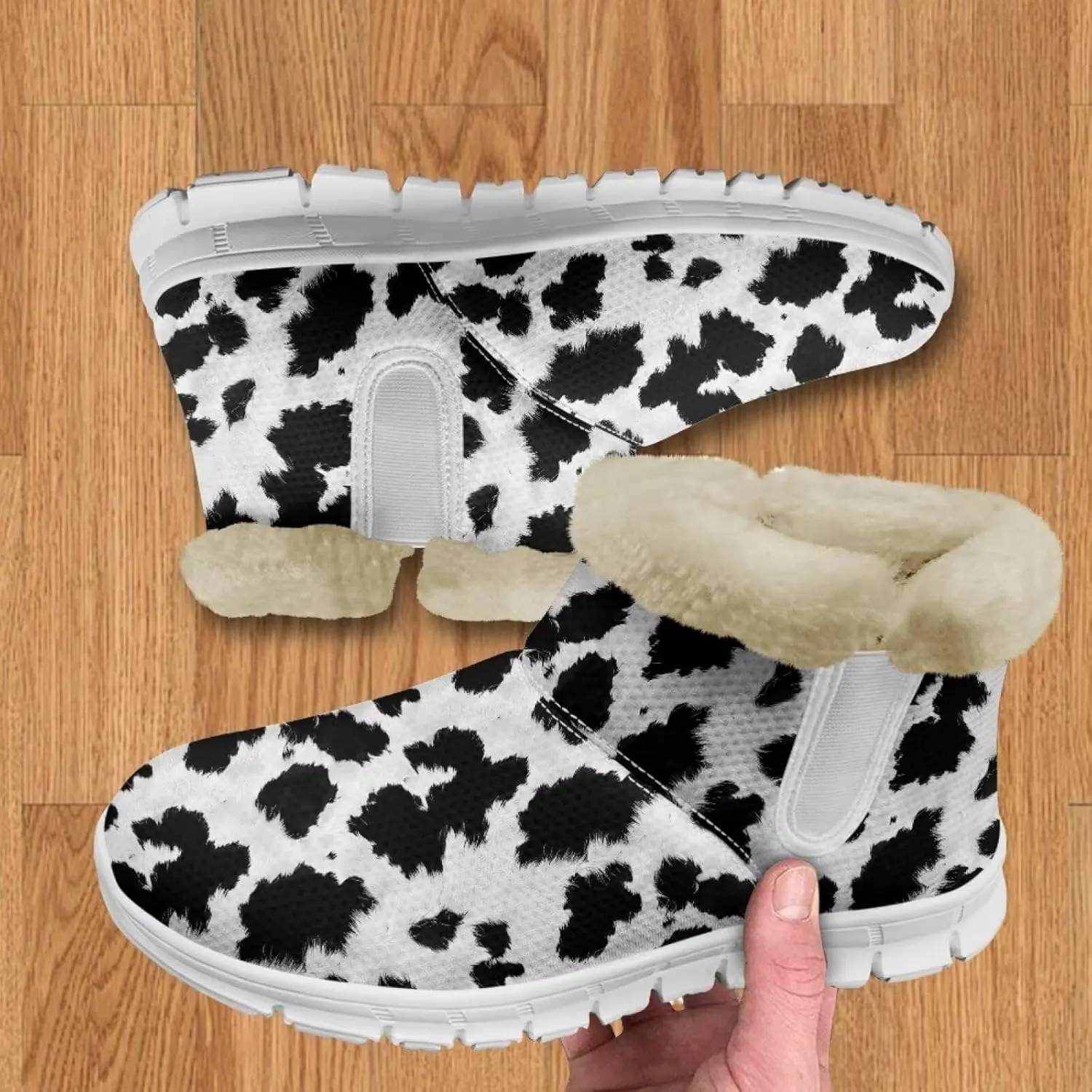 chaqlin Winter Boots Snow Boots Ankle Warm Slip Resistant Boots Flannel Fur Lined Comfy Cold Weather Outdoor Casual Boots