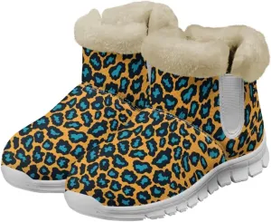 chaqlin Winter Boots Snow Boots Ankle Warm Slip Resistant Boots Flannel Fur Lined Comfy Cold Weather Outdoor Casual Boots