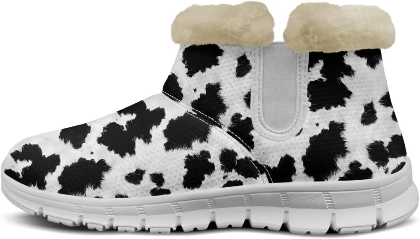 chaqlin Winter Boots Snow Boots Ankle Warm Slip Resistant Boots Flannel Fur Lined Comfy Cold Weather Outdoor Casual Boots