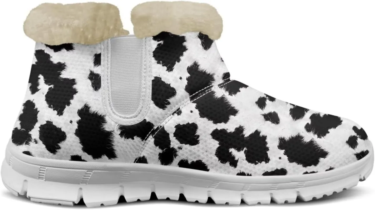 chaqlin Winter Boots Snow Boots Ankle Warm Slip Resistant Boots Flannel Fur Lined Comfy Cold Weather Outdoor Casual Boots
