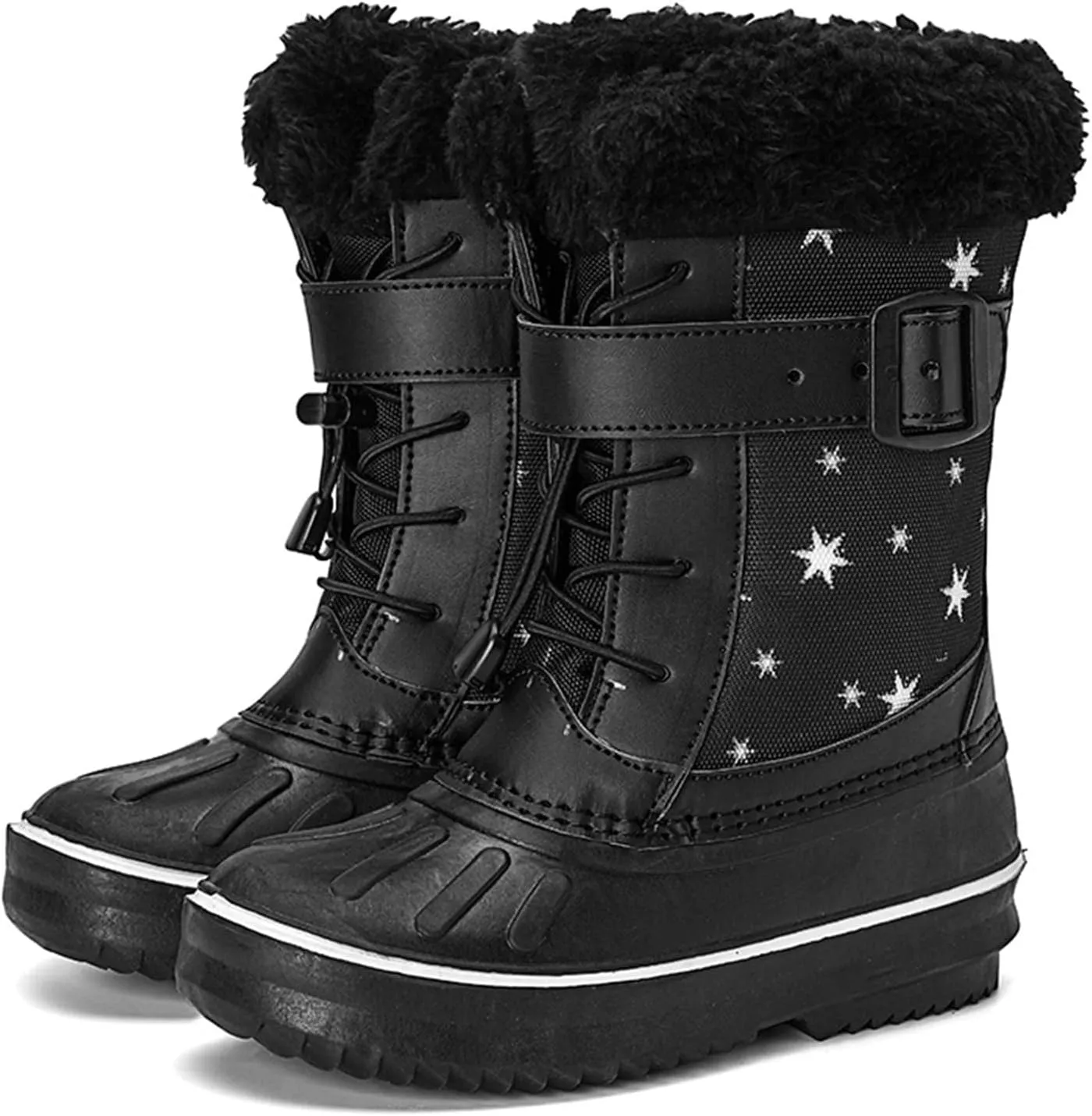 Children Shoes Snow Boots Girls Boys OutdoorBoots Warm Boots With Cotton Snow Boots Big Kids Toddler Leopard Rain Boots